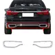 후면 범퍼 밝은 스트립 배기 포트 트림 스트립, BMW 7 시리즈 730Li 740 750 2016 2017 2018 2019