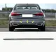 후면 범퍼 밝은 스트립 배기 포트 트림 스트립, BMW 7 시리즈 730Li 740 750 2016 2017 2018 2019